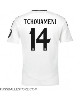 Günstige Real Madrid Aurelien Tchouameni #14 Heimtrikot 2024-25 Kurzarm